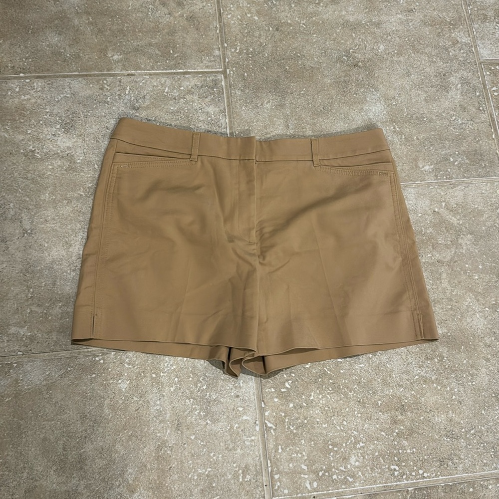 White house Black Market Tan Shorts Size 12